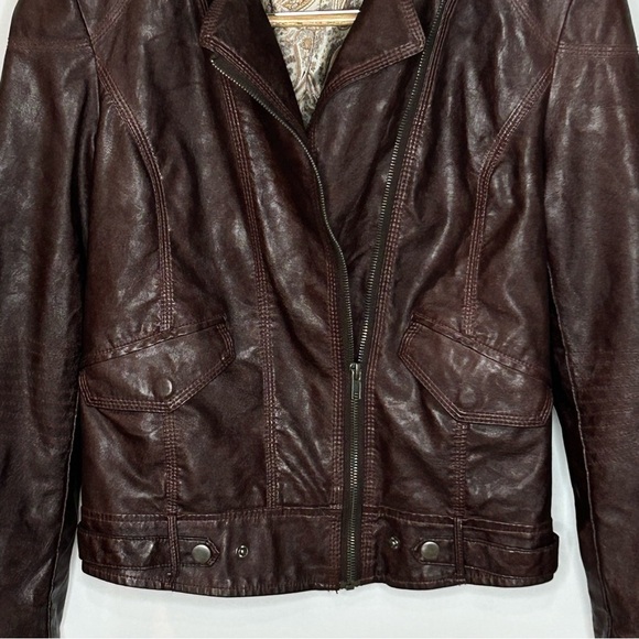 Kut From The Kloth Vegan Leather Moto Jacket Small - Picture 9 of 16